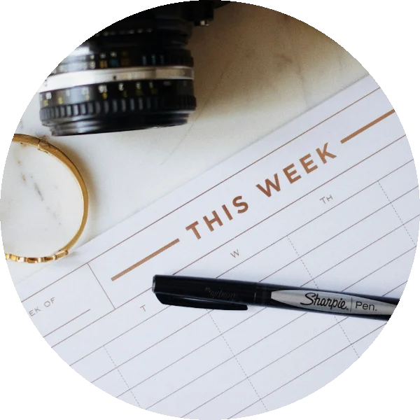 Planung der Woche